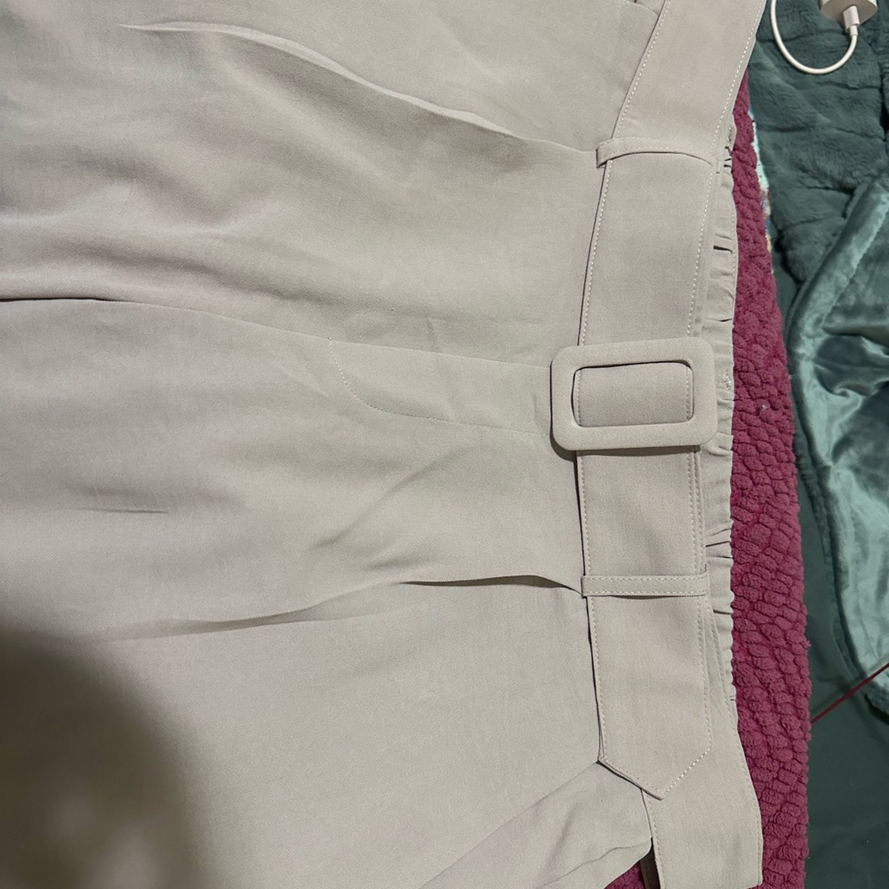 Soho Apparel Mauve Belted Shorts